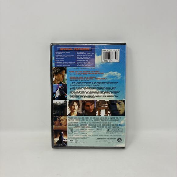 Vanilla Sky (DVD, 2002) Widescreen Collector’s Edition Sealed New Tom Cruise - Picture 2 of 6